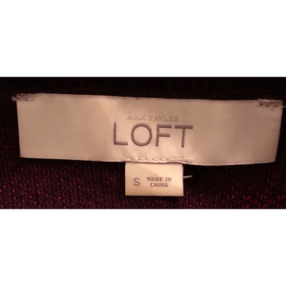 LOFT cat print 3/4 sleeve cardigan - Picture 5 of 6